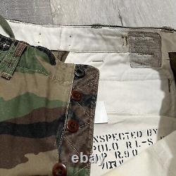 Polo Ralph Lauren Surplus Division Camo Utility Cargo Canvas Military Army Pants