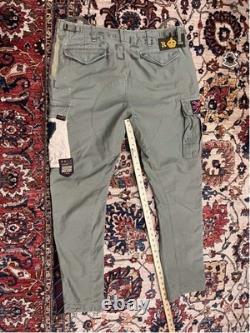 Polo Ralph Lauren Surplus Division Military Patch Cargo Pants Olive Green