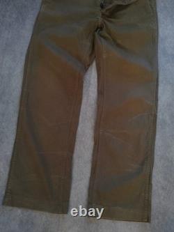 Polo Ralph Lauren Surplus Men's Military Wide Leg Trousers Army Green Sz W34 L32