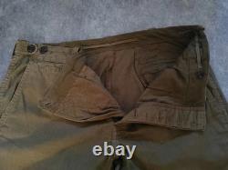 Polo Ralph Lauren Surplus Men's Military Wide Leg Trousers Army Green Sz W34 L32