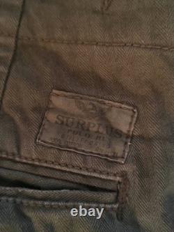 Polo Ralph Lauren Surplus Men's Military Wide Leg Trousers Army Green Sz W34 L32