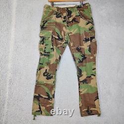 Polo Ralph Lauren Surplus Pants Men 32x32 Green Camo Straight Leg Cargo Military