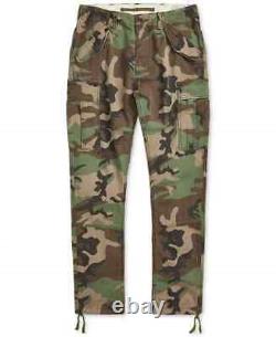 Polo Ralph Lauren Utility Surplus Canvas Camo Cargo Pants Classic Fit Sz. 34x32