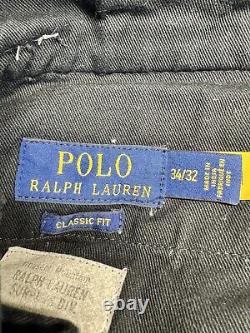 Polo Ralph Lauren Utility Surplus Canvas Camo Cargo Pants Classic Fit Sz. 34x32