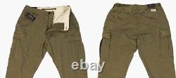 Polo Ralph Lauren Utility Surplus Cargo Military Army Aviator Green Pants Mens