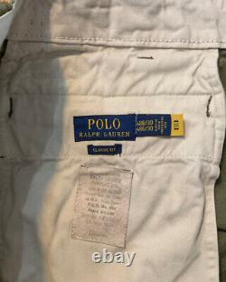 Polo Ralph Lauren Utility Surplus Military Green Trousers Cargo Pants 48Bx30