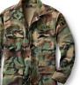 Polo Ralph Lauren Vtg Retro Military Army Camo Surplus Soldier Camp Shirt Jacket