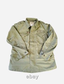 Polo Ralph Lauren Women Military Surplus Broken-Twill Jacket Size L Army New