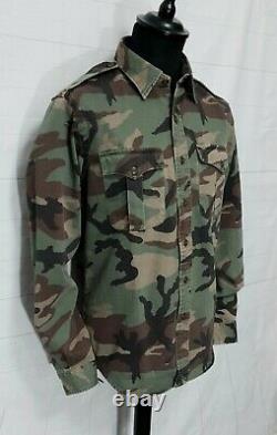 Polo Ralph Lauren classic fit military surplus camo overshirt shirt M 40-42