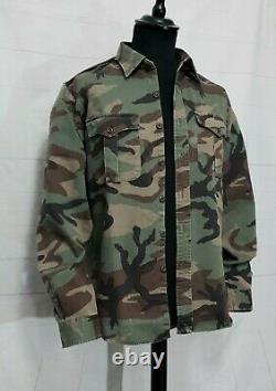 Polo Ralph Lauren classic fit military surplus camo overshirt shirt M 40-42