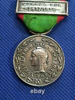 Portugal Rare Military WWI Silver Medal Order Campaigns of the Portuguese Army