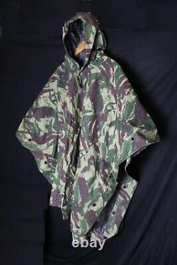 Portuguese PORTUGAL Military Army M64 Lizard CAMO PONCHO AFRICA WAR RARE MINT