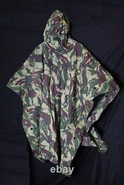 Portuguese PORTUGAL Military Army M64 Lizard CAMO PONCHO AFRICA WAR RARE MINT