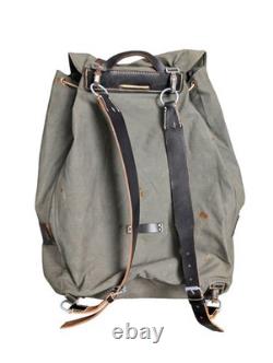 Post WW2 Austrian Army Bundesheer Stolla Rucksack Backpack M31 Canvas Leather