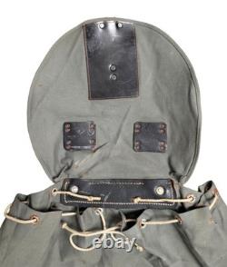 Post WW2 Austrian Army Bundesheer Stolla Rucksack Backpack M31 Canvas Leather