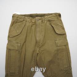 R13 Mens Trouser Cargo Pants Size 30 Green Surplus Army Military Jogger