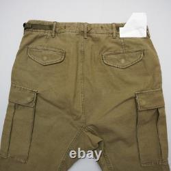 R13 Mens Trouser Cargo Pants Size 30 Green Surplus Army Military Jogger