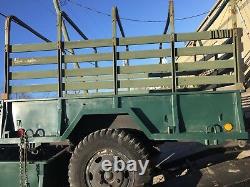 -RAILS & BOWS For A US ARMY M105A2 USMC Military 1-1/2 Ton Cargo Trailer