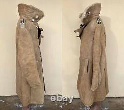 RARE 1960's, Soviet KGB Army Military Coat Tulup Bekesha Winter Uniform