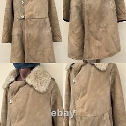 RARE 1960's, Soviet KGB Army Military Coat Tulup Bekesha Winter Uniform