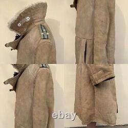 RARE 1960's, Soviet KGB Army Military Coat Tulup Bekesha Winter Uniform