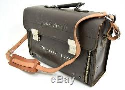 RARE Swiss Army PARAT Full Leather Tool Case Briefcase Vintage Military Bag Box