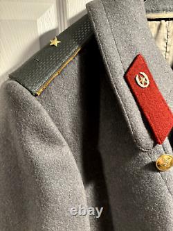 RARE VINTAGE Soviet Star Russian USSR Red Army Wool Uniform Coat Jacket Military