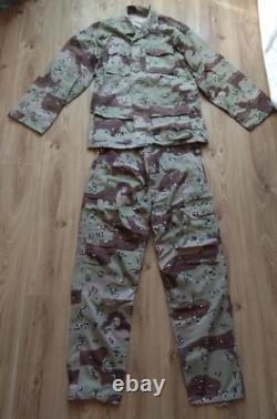 RARE Vintage Army Uniform Jacket pants Military camo Iraq desert