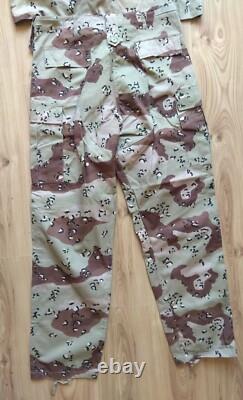 RARE Vintage Army Uniform Jacket pants Military camo Iraq desert
