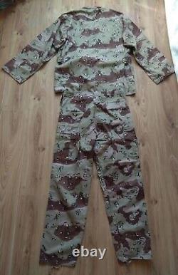 RARE Vintage Army Uniform Jacket pants Military camo Iraq desert
