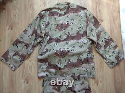 RARE Vintage Army Uniform Jacket pants Military camo Iraq desert