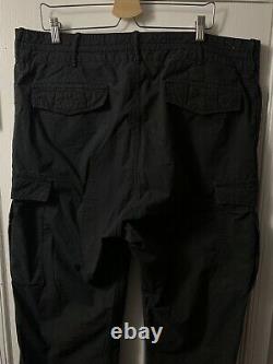 RRL Cotton-Blend Cargo Pant Black 38x34 Military Surplus Japan Ralph Lauren