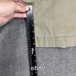 RRL Double RL Herringbone Twill Shorts Mens 30 Green Military Surplus 13 star