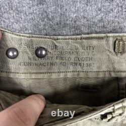 RRL Double RL Herringbone Twill Shorts Mens 30 Green Military Surplus 13 star