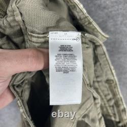 RRL Double RL Herringbone Twill Shorts Mens 30 Green Military Surplus 13 star