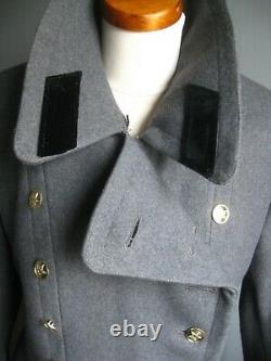RUSSIAN SHINEL USSR SOVIET military GREAT COAT heavy wool DUSTER 38 40 WII warm