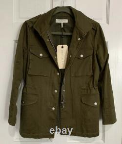 Rag & bone M8 Women's Jacket XS Army Military Green Utility Coat $450