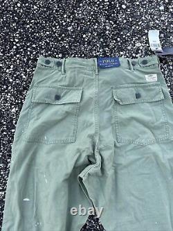 Ralph Lauren NWT Utility Surplus Olive Green Pants 33/30