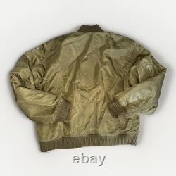 Ralph Lauren Polo Jeans Co. Military Surplus Army Green Bomber Jacket Coat L Y2K