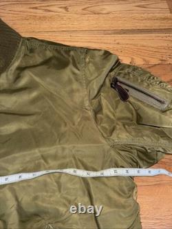 Ralph Lauren Polo Jeans Co. Military Surplus Army Green Bomber Jacket Coat L Y2K