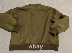 Ralph Lauren Polo Jeans Co. Military Surplus Army Green Bomber Jacket Coat XL