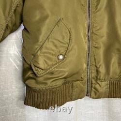 Ralph Lauren Polo Jeans Military Surplus Bomber Jacket Pilot Army Green MEDIUM