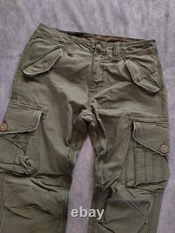 Ralph Lauren Vintage 90s Mens Military Surplus Cotton Canvas Cargo Pants W32 L32
