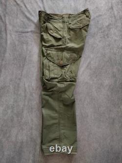 Ralph Lauren Vintage 90s Mens Military Surplus Cotton Canvas Cargo Pants W32 L32