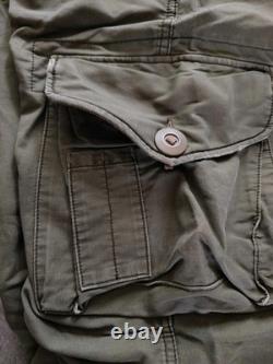 Ralph Lauren Vintage 90s Mens Military Surplus Cotton Canvas Cargo Pants W32 L32