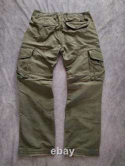 Ralph Lauren Vintage 90s Mens Military Surplus Cotton Canvas Cargo Pants W32 L32