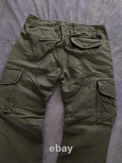 Ralph Lauren Vintage 90s Mens Military Surplus Cotton Canvas Cargo Pants W32 L32