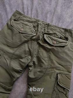 Ralph Lauren Vintage 90s Mens Military Surplus Cotton Canvas Cargo Pants W32 L32