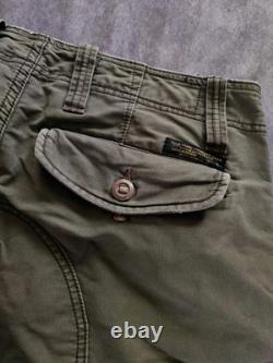 Ralph Lauren Vintage 90s Mens Military Surplus Cotton Canvas Cargo Pants W32 L32