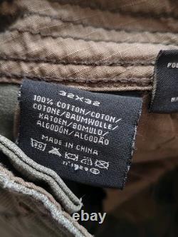 Ralph Lauren Vintage 90s Mens Military Surplus Cotton Canvas Cargo Pants W32 L32